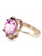 Original Vintage 14K Rose Gold Amethyst Ring Vintage vrc206r